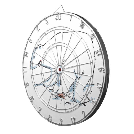 Cible De Fléchettes Tableau de bord de l'ours polaire (Devant droit)
