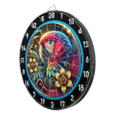 Cible De Fléchettes Tableau de bord de perroquet artistique pour les a (Devant droit)