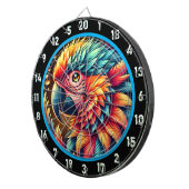 Cible De Fléchettes Tableau de bord de perroquet artistique pour les a (Devant droit)