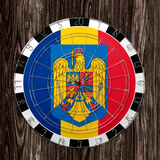 Cible De Fléchettes Tableau de bord de Roumanie, Drapeau roumain fléch