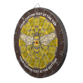 Cible De Fléchettes Tableau de bord des abeilles avec texte personnali (Devant droit)