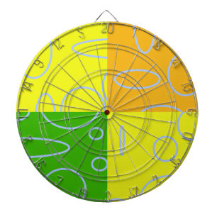 Cible De Fléchettes Tableau de bord des cercles géométriques