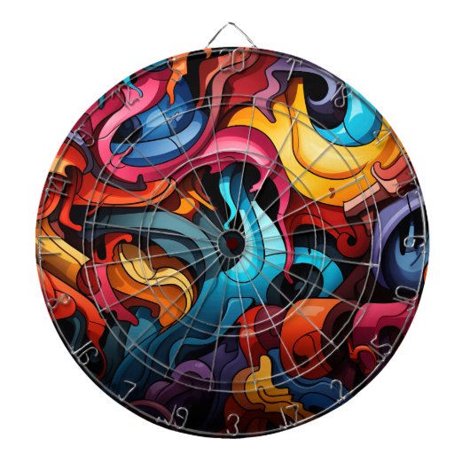 Cible De Fléchettes Tableau de bord des graffitis (Devant)