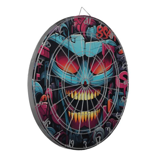 Cible De Fléchettes Tableau de bord des graffitis (Devant gauche)