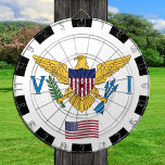 Cible De Fléchettes Tableau de bord des îles Vierges américaines & Dra<br><div class="desc">Tableau noir : fléchettes de drapeau des îles Vierges américaines,  jeux d'amusement en famille - amour mon pays,  jeux d'été,  vacances,  fête des pères,  fête d'anniversaire,  étudiants / fans de sports</div>