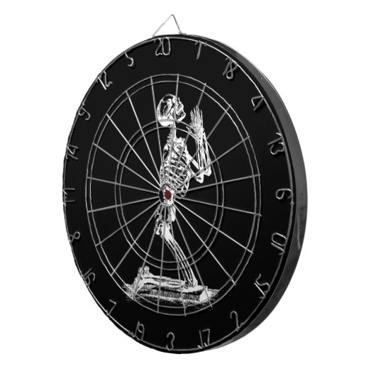 Cible De Fléchettes tableau de bord du squelette (Devant droit)