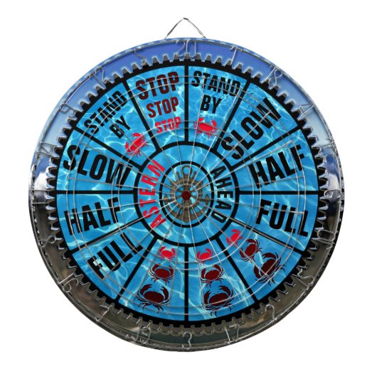 Cible De Fléchettes Tableau de bord du télégraphe à thème nautique du (Devant)