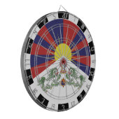 Cible De Fléchettes Tableau de bord du Tibet, jeu de société, drapeau  (Devant gauche)