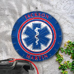 Cible De Fléchettes Tableau de bord Emblem Médicale<br><div class="desc">La Cible de flechettes Emblem Médicale est un excellent moyen de montrer votre soutien et de s'amuser à le faire. Customisez pour correspondre à votre style à l'aide du bouton Modifier la conception.</div>