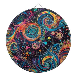 Cible De Fléchettes Tableau de bord Galaxy Art