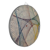 Cible De Fléchettes Tableau de bord géométrique Abstrait (Devant gauche)