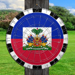 Cible De Fléchettes Tableau de bord Haïti et drapeau haïtien / plateau<br><div class="desc">Tableau de bord : fléchettes de drapeau haïtien et haïtien,  jeux de plaisir en famille - amour mon pays,  jeux d'été,  vacances,  fête des pères,  fête d'anniversaire,  étudiants / fans de sports</div>