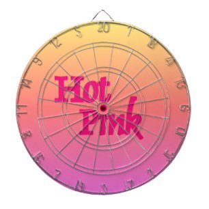 Cible De Fléchettes Tableau de bord inversé rose chaud