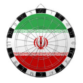 Cible De Fléchettes Tableau de bord Iran & Drapeau iranien / Tableau d (Devant)