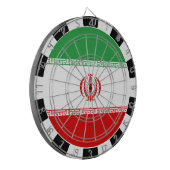 Cible De Fléchettes Tableau de bord Iran & Drapeau iranien / Tableau d (Devant gauche)