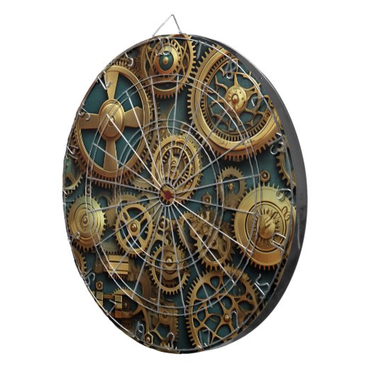 Cible De Fléchettes Tableau de bord Motif des engrenages (Devant droit)