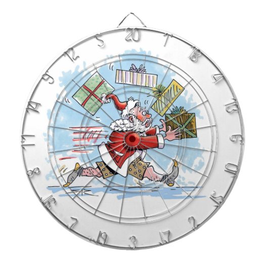 Cible De Fléchettes Tableau de bord non préparé père Noël (Devant)