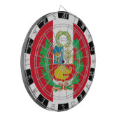 Cible De Fléchettes Tableau de bord Pérou & Drapeau péruvien fléchette (Devant gauche)