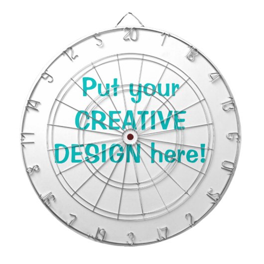 Cible De Fléchettes Tableau de bord personnalisé (Devant)