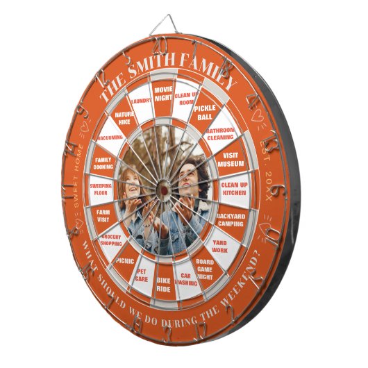 Cible De Fléchettes Tableau de bord photo personnalisé Plus décision d (Devant droit)