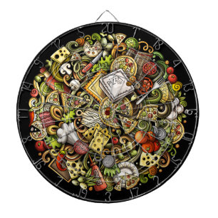 Cible De Fléchettes Tableau de bord PIZZA