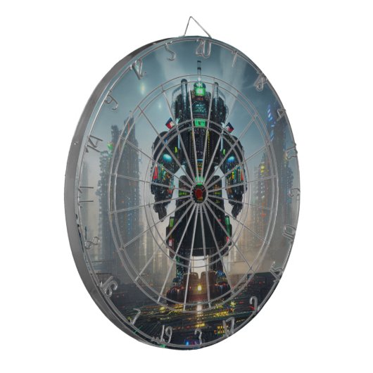 Cible De Fléchettes Tableau de bord Robot 4 (Devant gauche)