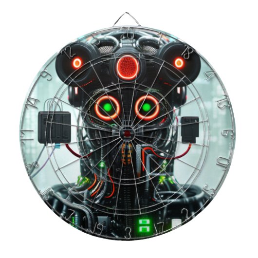 Cible De Fléchettes Tableau de bord Robot 5 (Devant)