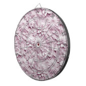 Cible De Fléchettes Tableau de bord rose floral (Devant droit)
