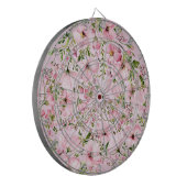 Cible De Fléchettes Tableau de bord rose floral (Devant gauche)