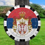 Cible De Fléchettes Tableau de bord Serbie & Drapeau serbe / plateau d<br><div class="desc">Tableau noir : fléchettes de drapeau serbe et serbe,  jeux d'amusement en famille - amour mon pays,  jeux d'été,  vacances,  fête des pères,  fête d'anniversaire,  étudiants / fans de sports</div>