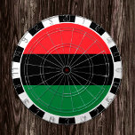 Cible De Fléchettes Tableau de bord Unia & Drapeau panafricain fléchet<br><div class="desc">Tableau de bord : Symbole du drapeau panafricain - UNIA / Tribande horizontale de rouge,  noir et vert. Le drapeau panafricain—aussi connu sous le nom de drapeau afro-américain,  drapeau de libération noire,  drapeau de l'UNIA. Souvent utilisé avec le mouvement Black Lives Matter.</div>