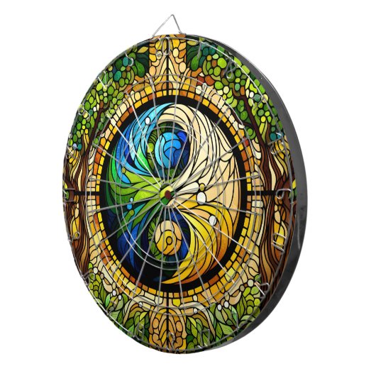 Cible De Fléchettes Tableau de bord Yin Yang (Devant droit)