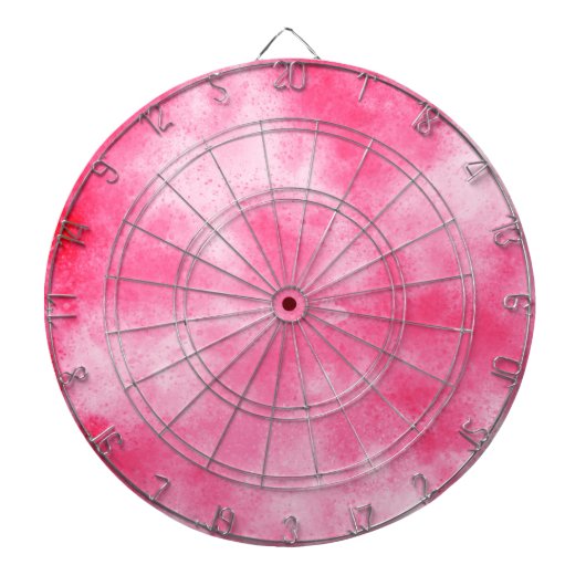 Cible De Fléchettes Tableau de fléchettes à effet de nuage rose (Devant)
