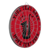 Cible De Fléchettes Tableau de fléchettes personnalisé avec design de (Devant gauche)