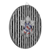 Cible De Fléchettes Tableau de fléchettes Rayures noires et blanches P (Devant gauche)