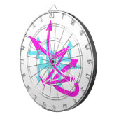 Cible De Fléchettes Tableau des flèches Abstraites (Devant droit)