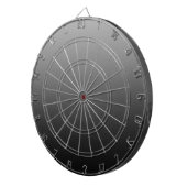 Cible De Fléchettes Tableau noir à dégradé gris (Devant droit)