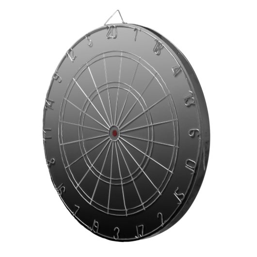 Cible De Fléchettes Tableau noir à dégradé gris (Devant droit)