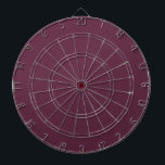 Cible De Fléchettes Tableau noir Bourgogne personnalisé<br><div class="desc">Élevez votre jeu de fléchettes avec ce Custom Burgundy Dartboard. Conçu pour le style et la précision, ce tableau de bord est doté d'un riche arrière - plan bordeaux qui ajoute de l'élégance à toute salle de jeux ou bureau. Les matériaux de haute qualité assurent durabilité et performance constante, ce...</div>