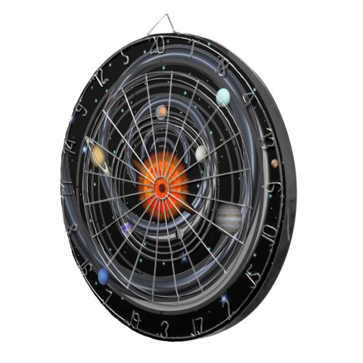 Cible De Fléchettes Tableau noir de l'espace de gravité spirale du sys (Devant droit)