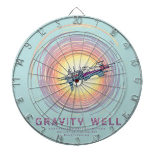 Cible De Fléchettes Tableau noir de puits de gravité : un défi cosmiqu