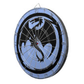 Cible De Fléchettes Tableau noir Dragon bleu (Devant droit)