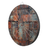 Cible De Fléchettes Tableau noir en métal rouillé (Devant droit)