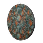 Cible De Fléchettes Tableau noir en métal rouillé (Devant droit)