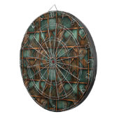Cible De Fléchettes Tableau noir en métal rouillé (Devant droit)