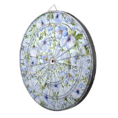 Cible De Fléchettes Tableau noir floral (Devant droit)