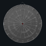Cible De Fléchettes Tableau noir foncé<br><div class="desc">Carte de couleur uni minimaliste cool. Conçu à Washington State,  USA pour votre plaisir. Merci de soutenir les artistes indépendants !</div>