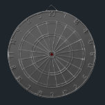 Cible De Fléchettes Tableau noir foncé<br><div class="desc">Carte de couleur uni minimaliste cool. Conçu à Washington State,  USA pour votre plaisir. Merci de soutenir les artistes indépendants !</div>