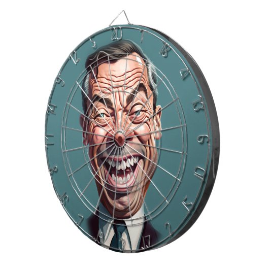 Cible De Fléchettes Tableau noir Nigel Farage (Devant droit)
