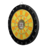 Cible De Fléchettes Tableau noir orange foncé jaune 2024 (Devant droit)